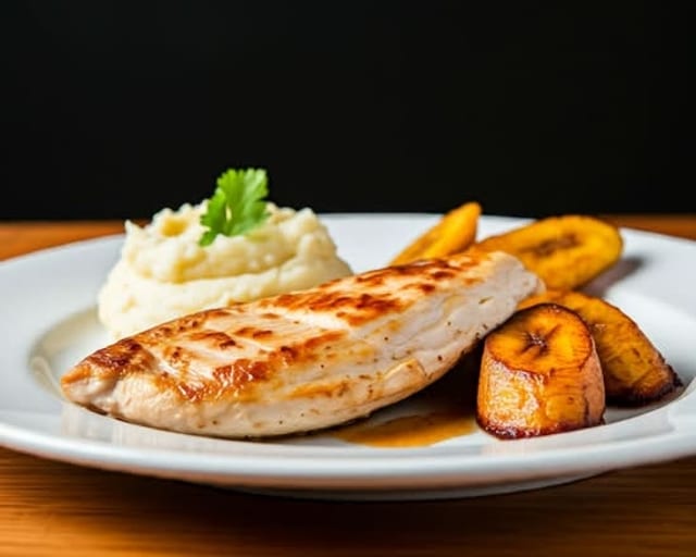 Chicken Breast Platter (Pechuga Completa).