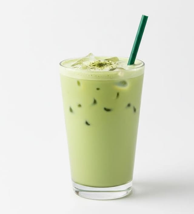 Iced Matcha Latte.