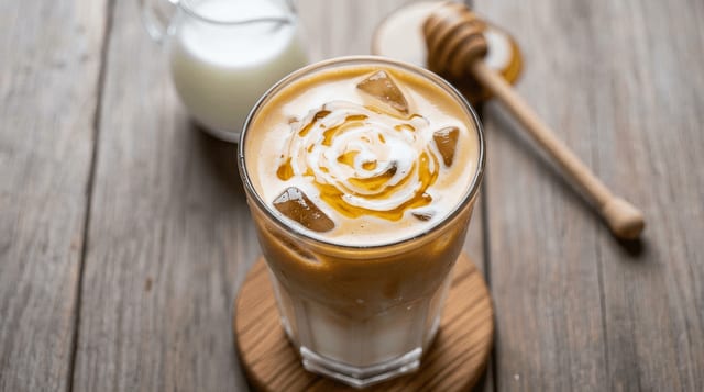 Iced Honey Latte.